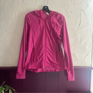 Chic Fuchsia Women's Zip-Up Hoodie